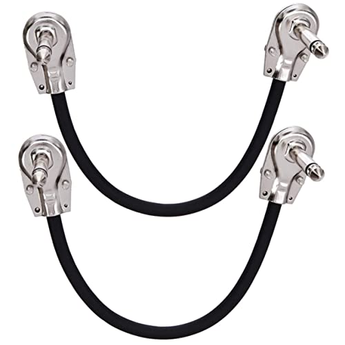 Câbles patch guitare plat ifundom argenté pour libérer votre pedalboard - 7