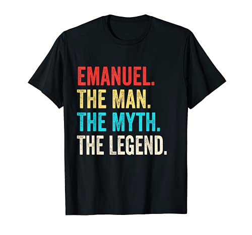 Photo de Emanuel The Man The Myth The Legend T-shirt Cadeau pour Emanuel T-Shirt