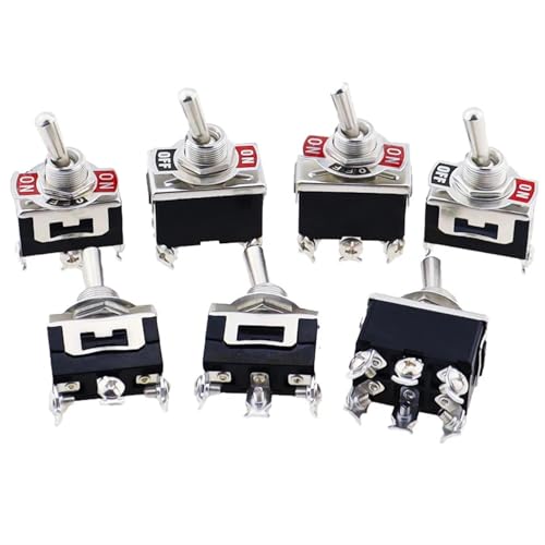 Interruptor basculante AC 250V 16A E-TEN 1122 de 3 posiciones para control eléctrico seguro 3