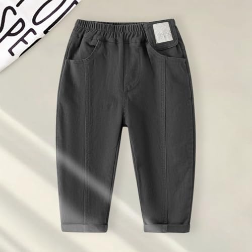Boys Pants for Everyday Wear Comfortable Solid Denim Trousers for Active Kids Perfect for School and Outdoor3