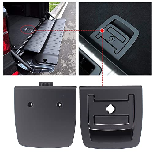 Doo Engy Griff Einlegeboden Kofferraum Gepäckraum Teppichgriff Türgriff Kofferraummatte Boden Teppich Heckdeckel schwarz hinten für 5er E61 X5 E70 X6 E71 E72