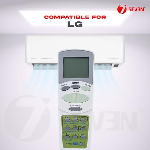 Image of 7SEVEN Compatible AC Remote Control for LG Split and Window Air Conditioner, Match Keys Exactly with Original 16A AC Remote Before Placing Order
