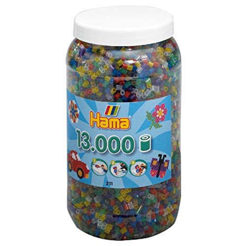 Preisvergleich Produktbild Hama Bügelperlen Transparent 13000 Stück