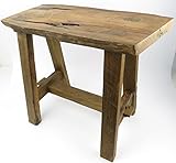teakholz reinigen ohne schleifen sehr stabil, aus schwerem Holz. Gewicht ca. 6kg