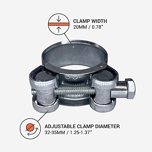 SKIR'CO Confezione da 10 morsetti rinforzati per