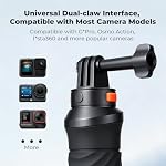 K&F CONCEPT Waterproof Floating Handle Grip, Selfie Stick for Water Sports | Action Camera Handle Accessories for GoPro Hero 13/12/11/10/9 Mission 1 PRO,DJI Osmo Action 5 Pro 6/4/3,Insta360 Ace Pro ZP07