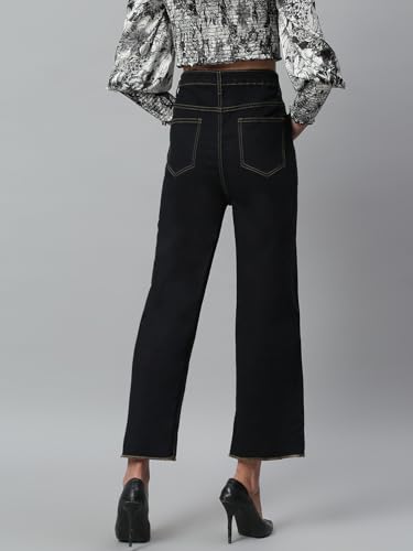 Image of KOTTY Women's Regular Fit Jeans - Slim Through Hip with Straight Leg Design