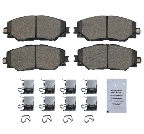 Image of HUSCH D1210 Front Ceramic Brake Pads Kit Fit For Toyota Matrix 2009-2019, For Lexus HS250h, For Pontiac Vibe 2009-2010, For Scion xB 2008-2015