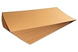  10er Bund Kartonplatte 800 x 1200 mm Zuschnitt 2-wellig Wellpappe Versandkartonage