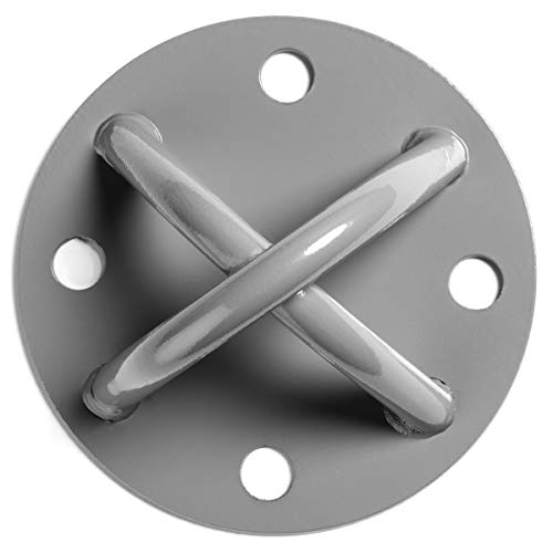 LSR LORESO Yoga Trapeze Ceiling Anchor Hook - Ceiling Mount Bracket for Trapeze Suspension Straps, Yoga Swings, Hammock, Boxing Punching Bags, Body Strength Gym Equipment and Battle Ropes - Thumbnail 2