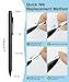 Ciscle EMR Stylus for Remarkable 2, No Charging or Bluetooth Required, Digital Pen with Palm Rejection, 4096 Pressure & Tilt Support, Eraser and 5 Replaceable Tips (Black)