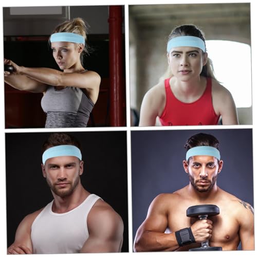 Yardwe 2 Unidades Bandana Esportiva Faixas De Suor Para Mulheres Faixas De Cabelo Flexíveis Tiaras P