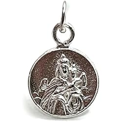 Colgante Virgen Del Carmen MASBARATA MEDALLA VIRGEN DEL CARMEN EN PLATA DE LEY