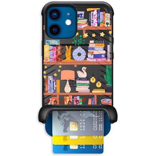 Scooch for iPhone 12/12 Pro Wallet Case, Wingmate, Little Library