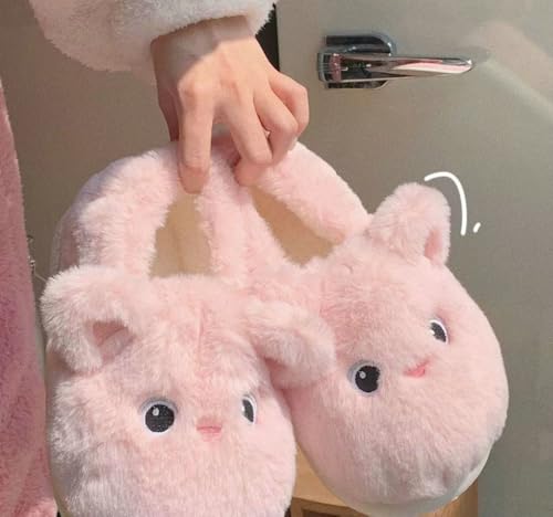 Cute Cartoon Cat Slippers for Women Cozy Plush Fuzzy House Shoes Non-Slip Warm Fleece Lining Soft Comfortable Indoor Outdoor Slip-On4