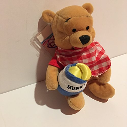 WINNIE THE POOH Disney Bean Bag Plush - Picnic Pooh (8 inch)