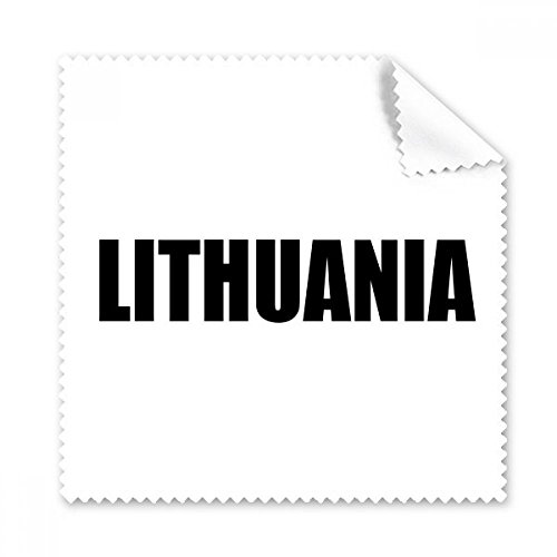 Cadeau tissu nettoyage noir Lituanie pour lunettes et écrans