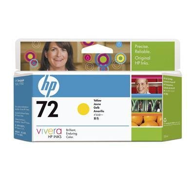 HP 72 130ml Yellow Ink Cartrid