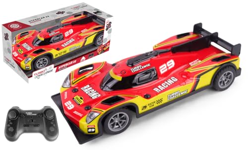 Voiture télécommandée Turbo Challenge rouge, l'idée cadeau d'anniversaire idéale pour enfant de 6 ans