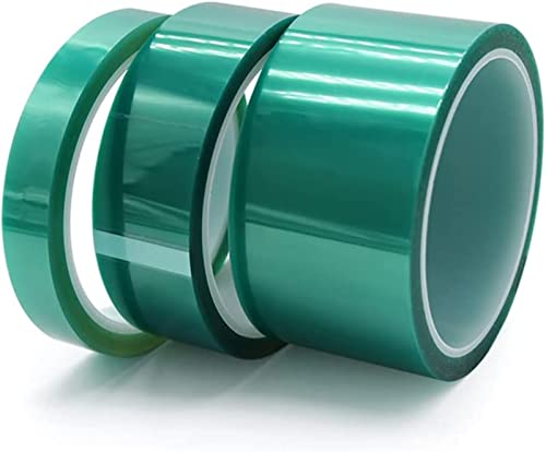 ZAMAKS Fita de filme PET verde resistente ao calor para soldagem, proteção de isolamento, filme prot