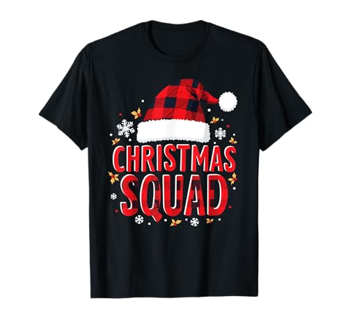 Christmas Squad Family Group Matching Christmas Pajama T-Shirt