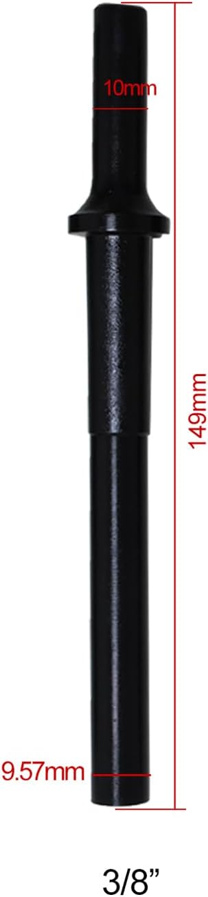 Pneumatic Punch Drift Pneumatic Air Hammer Punch Pin 3/16" to 1/2" 6PCS for Removing Corroded Bolts Or Long Pins