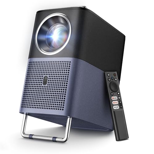 Image of TCL A1s Smart Projector 4K Support, Compatible with Google TV & Netflix, WIFI and Bluetooth, Auto Focus Keystone, Native 1080p, 16W Dolby Audio, Movie Projector for Home Theater with Portable Case