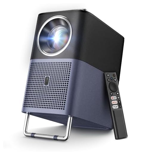 TCL A1s Smart Projector 4K Support, Google TV & Netflix Officially Licensed, WIFI and Bluetooth, Auto Focus Keystone, Native 1080p, 16W Dolby Audio, Movie Projector for Home Theater with Portable Case