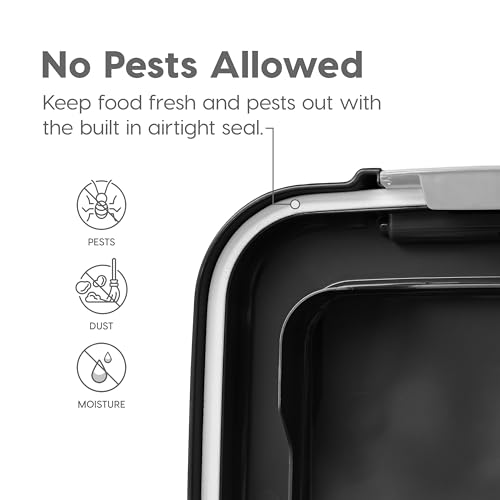 image for IRIS USA Airtight Dog Food Storage Container, Up to 30 lbs, Attachable