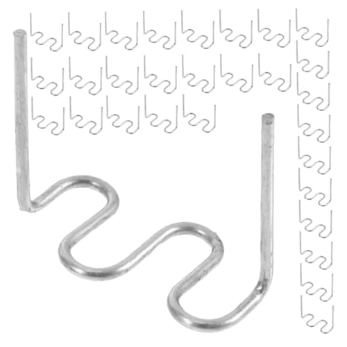 Generic 500pcs Wave Shaped Hot Staples Essential Welding Rods for Bumper Repair Compatible with All Welding Machines Quick and Easy Repair Tool for Cars Motorcycles and Machinery