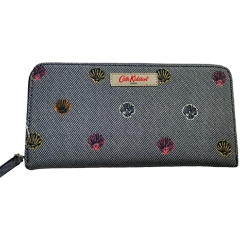 Cath Kidston Continental Seaside Shells Soft Navy Wallet Cover