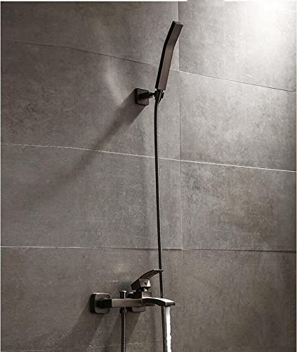 Pomme de douche en cuivre et ensemble de robinet de douche mural mitigeur