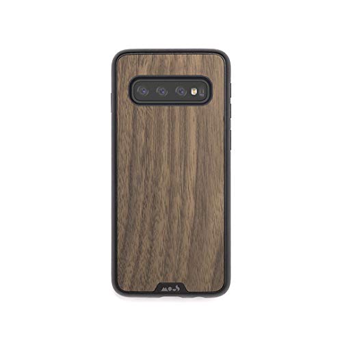 Mous - Protective Case for Samsung Galaxy S10 - Limitless 2.0 - Walnut - No Screen Protector