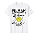Photo Gallery divertente mai sottovalutare pickleball nonna giocatore maglietta Photo Gallery divertente mai sottovalutare pickleball nonna giocatore maglietta