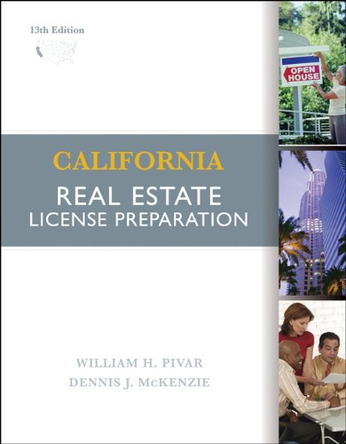 California Real Estate License Preparation