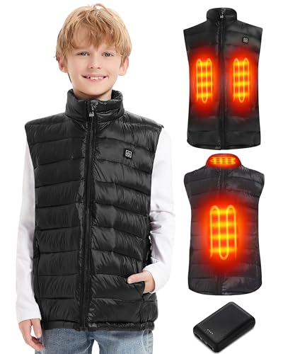 CYCYHEAT Kids Heated Vest - Boys and Girls Lightweight...