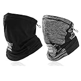 LANVO UV Protection Neck Gaiter, Adjustable Cooling Neck Gaiter for Men and Women, Dust Bandana for Outdoor Running, Hiking, Cycling
