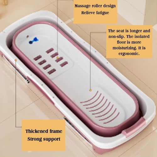 Bañera plegable portátil para camping y baños con plato de ducha 6