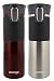 Contigo AUTOSEAL Vacuum Insulated, Stainless Steel Travel Mug, 2 Pack - Keeps Drinks Hot and Cold, Autoseal Button Prevents Spills - No-Slip Comfort Grip - Spiced Wine/ Stainless Steel - 16 Ounces