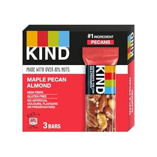 KIND Bars Healthy Gluten Free Low Calorie Snack Bars Maple Pecan Almond 3 Bars