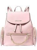 Michael Kors Jet Set Medium Powder Blush Pink Leather Women Backpack 35T1GTTB6L
