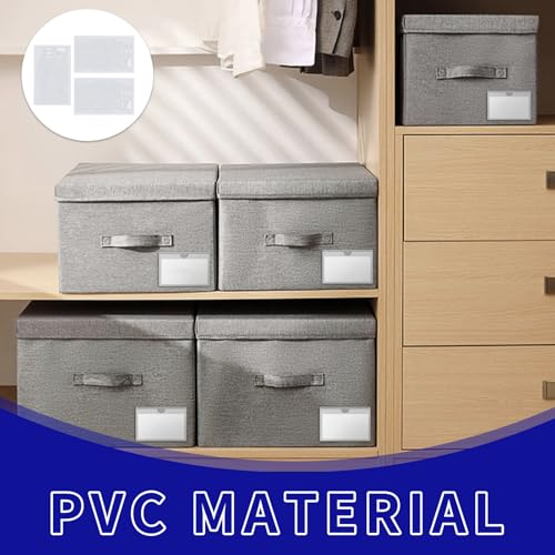 Vxiwscy 12er Set Transparente Selbstklebende Kartenhalter für Windschutzscheibe, 6 x 9 cm – Ideal für Parkausweise, Behindertenausweise und Mautkarten, Klare Sicht und Starker Halt