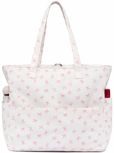 Image of LEDAOU Large Beach Bag Women Waterproof Sandproof Zipper Beach Tote Pool Bag for Swim Gym Grocery Travel with Wet Pocket
