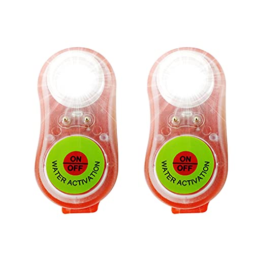Luz De Ubicación Automática - Luz De Agua LED Estroboscópica Flotante De 2 Piezas, Diseñada Para Funcionar Automáticamente | Localizador De Haz De Alta Intensidad, Baliza Intermitente
