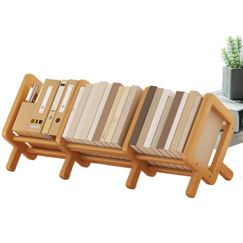 Estantería de escritorio con soporte extensible ajustable para libros 2