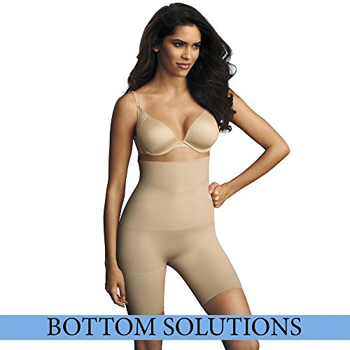 Maidenform Womens Waist Slimmer Thigh Shapewear, Latte Lift, Large Us #TOP2