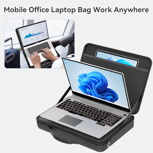 Image of Smatree Hard Laptop Shoulder Case for 13-14 inch ASUS Zenbook 14 /14X /S 14 /A14 /13 /Flip 13 /S 13 OLED /Flip-OLED /Copilot+PC, for Vivobook 14 /14Flip /S 14 /Go 14Flip /13 Slate OLED, ExpertBook P5 /B9 /B9 /CX54