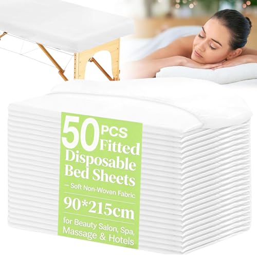 Sábana bajera desechable para salón de belleza y terapias de spa con elástico adaptable
