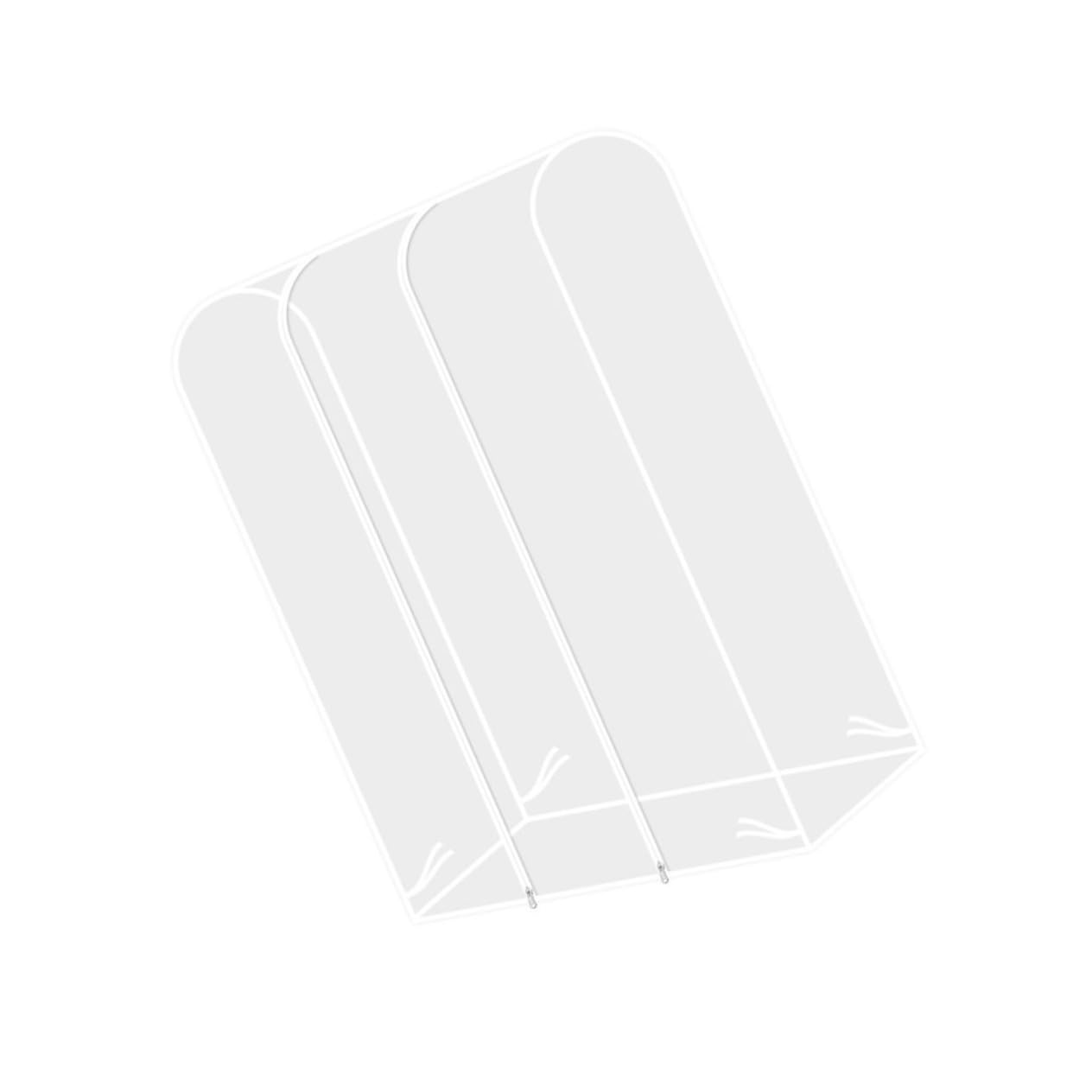 Alipis Clear Zipper Clothes Rack Cover Peva Garment Protector Dust Cover for Clothing Storage Easy Open Zipper Design for Home Organization