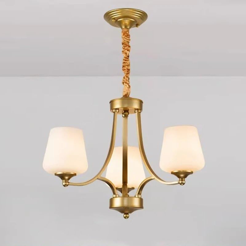 Lampe suspendue à LED pour une chambre à coucher cocooning et douce